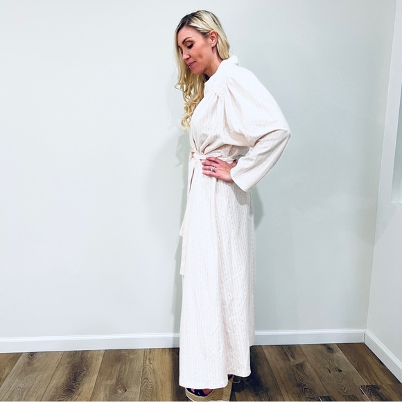 VTG Floral Striped Robe - Picture 8 of 11